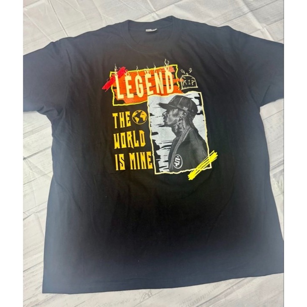 Phat Doc Legend The World Is Mine Graphic T-Shirt Black 3XL